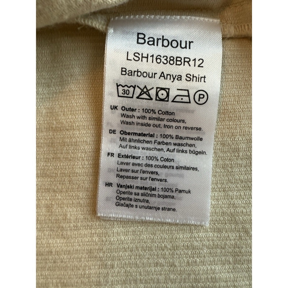 Barbour Women's Anya Corduroy Shirt/Jacket Sz 10 NWT - Picture 13 of 13